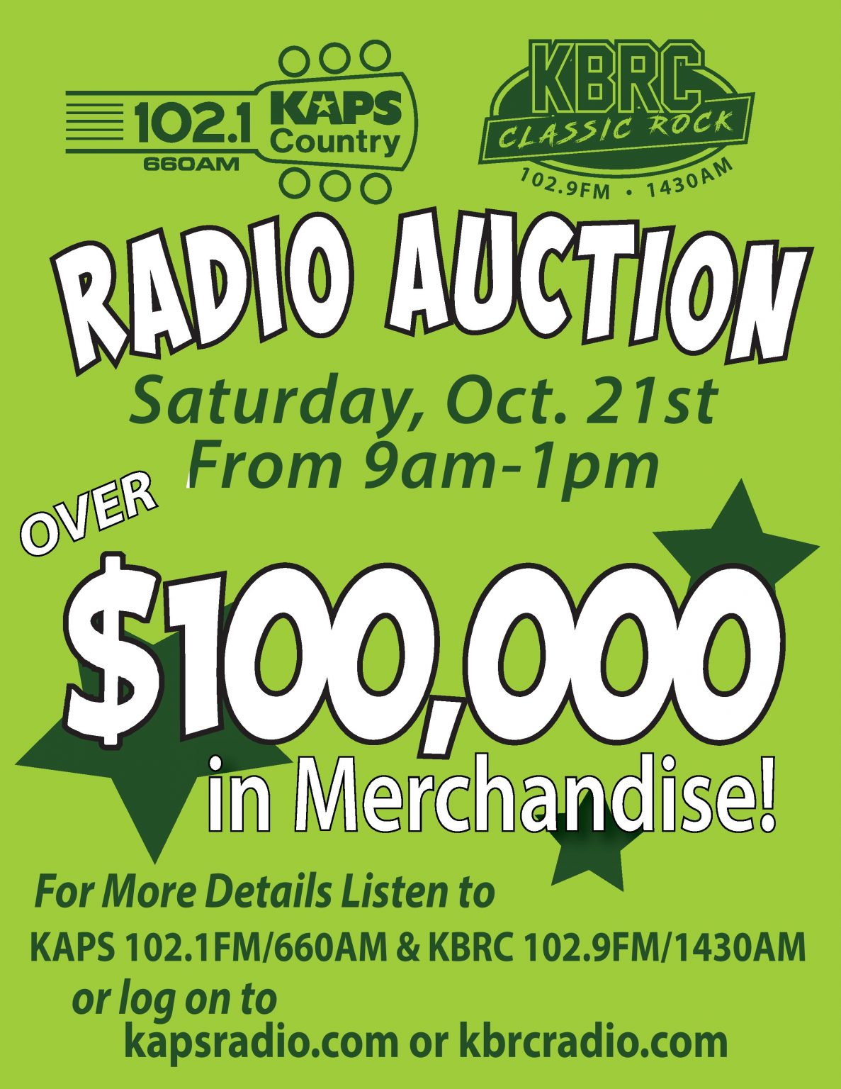 KAPS / KBRC Radio Auction - Skagit Valley Chamber of Commerce